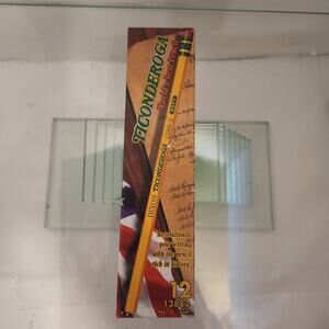 Vintage NIB Dixon Ticonderoga 13882 No. 2 soft Pencils #12 count